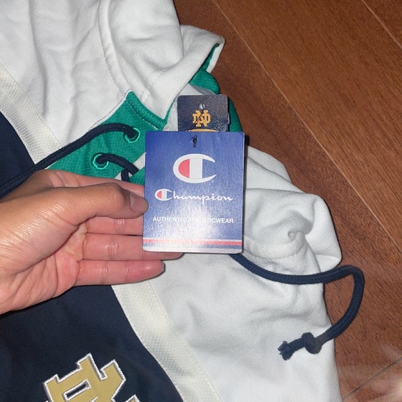 Notre Dame Hockey Style Sweatshirt - Picture 2 of 4